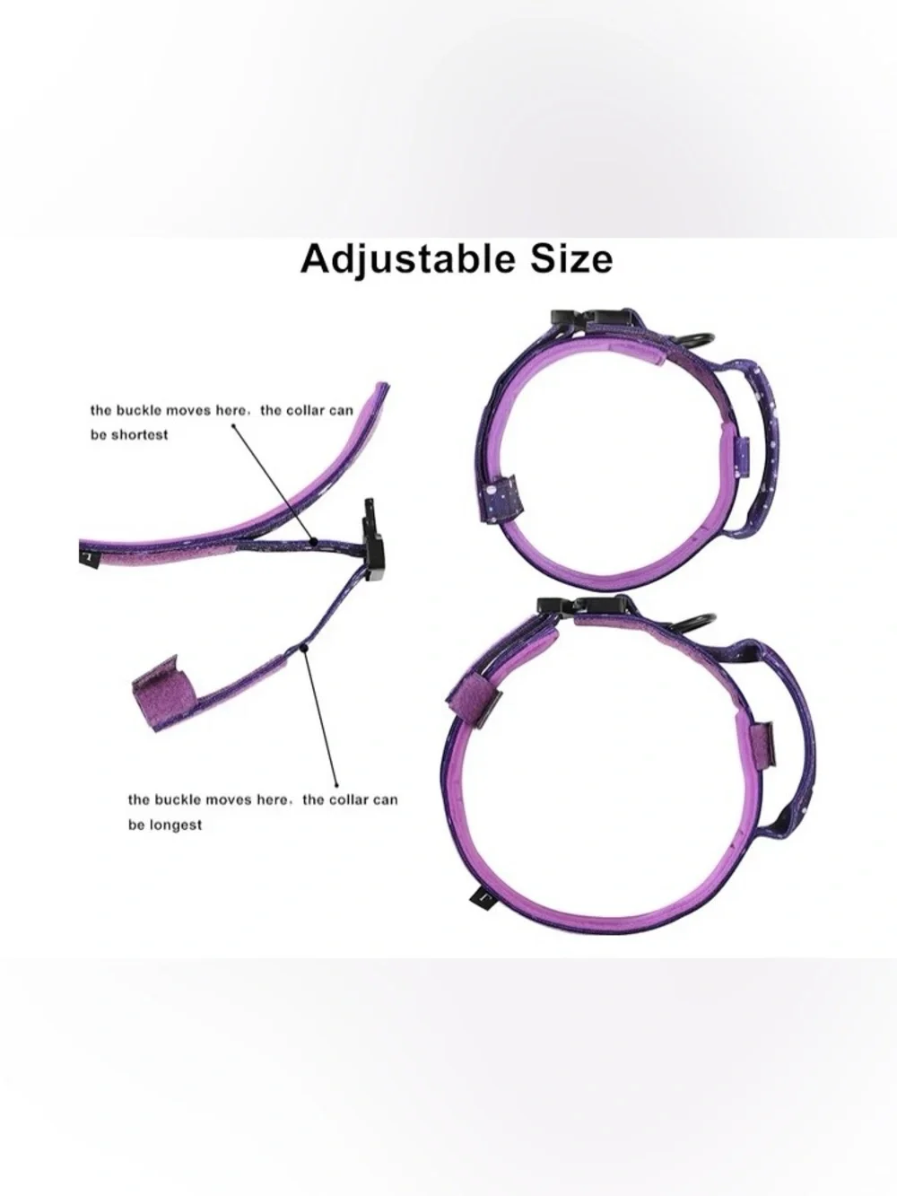 DAGANXI Tactical Adjustable Military Training Nylon Dog Collar, NEW